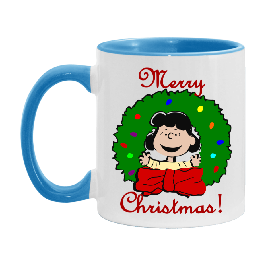 Peanuts Gang Christmas Mug, Snoopy Charlie Brown Holiday Coffee Cup, Ceramic Christmas Mug 11Oz Or 15Oz