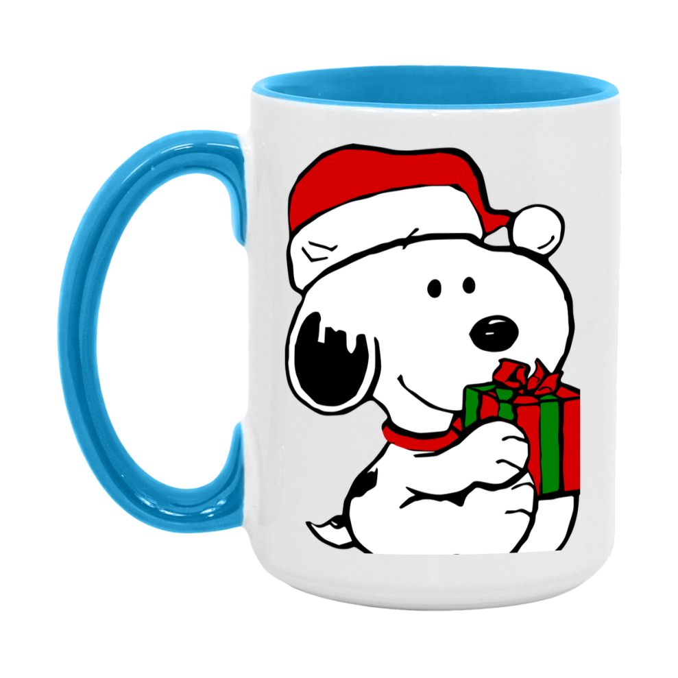 Peanuts Gang Christmas Mug, Snoopy Charlie Brown Holiday Coffee Cup, Ceramic Christmas Mug 11Oz Or 15Oz