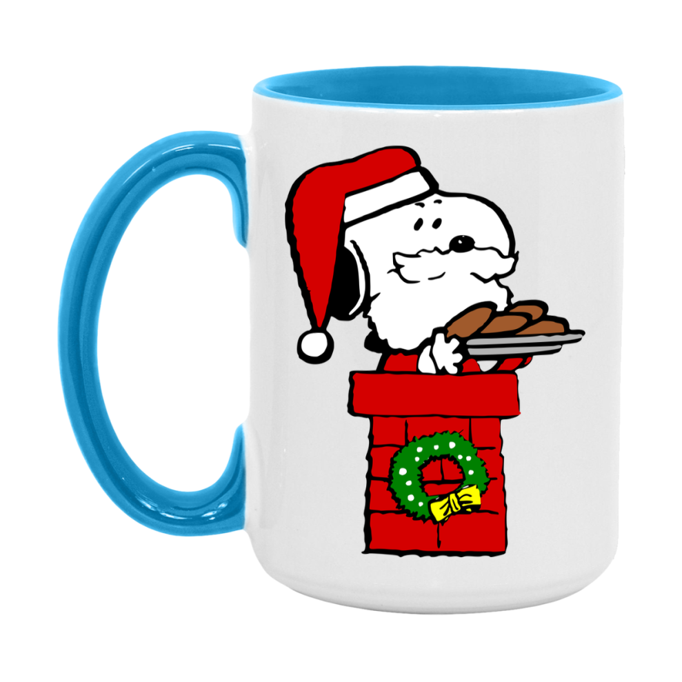 Peanuts Gang Christmas Mug, Snoopy Charlie Brown Holiday Coffee Cup, Ceramic Christmas Mug 11Oz Or 15Oz