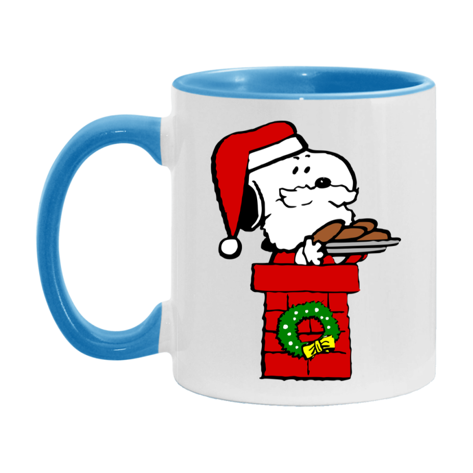 Peanuts Gang Christmas Mug, Snoopy Charlie Brown Holiday Coffee Cup, Ceramic Christmas Mug 11Oz Or 15Oz