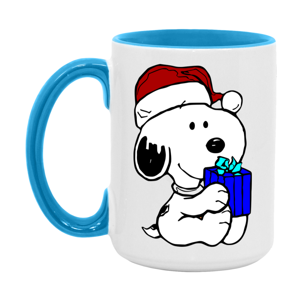 Peanuts Gang Christmas Mug, Snoopy Charlie Brown Holiday Coffee Cup, Ceramic Christmas Mug 11Oz Or 15Oz