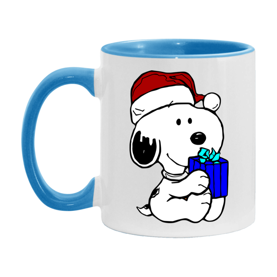 Peanuts Gang Christmas Mug, Snoopy Charlie Brown Holiday Coffee Cup, Ceramic Christmas Mug 11Oz Or 15Oz
