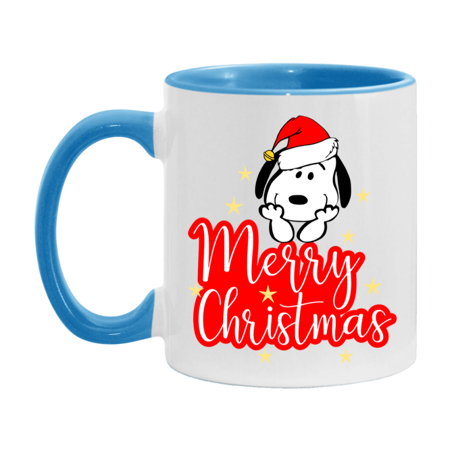 Peanuts Gang Christmas Mug, Snoopy Charlie Brown Holiday Coffee Cup, Ceramic Christmas Mug 11Oz Or 15Oz