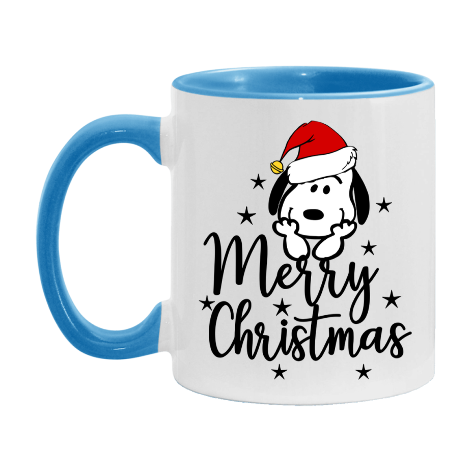 Peanuts Gang Christmas Mug, Snoopy Charlie Brown Holiday Coffee Cup, Ceramic Christmas Mug 11Oz Or 15Oz