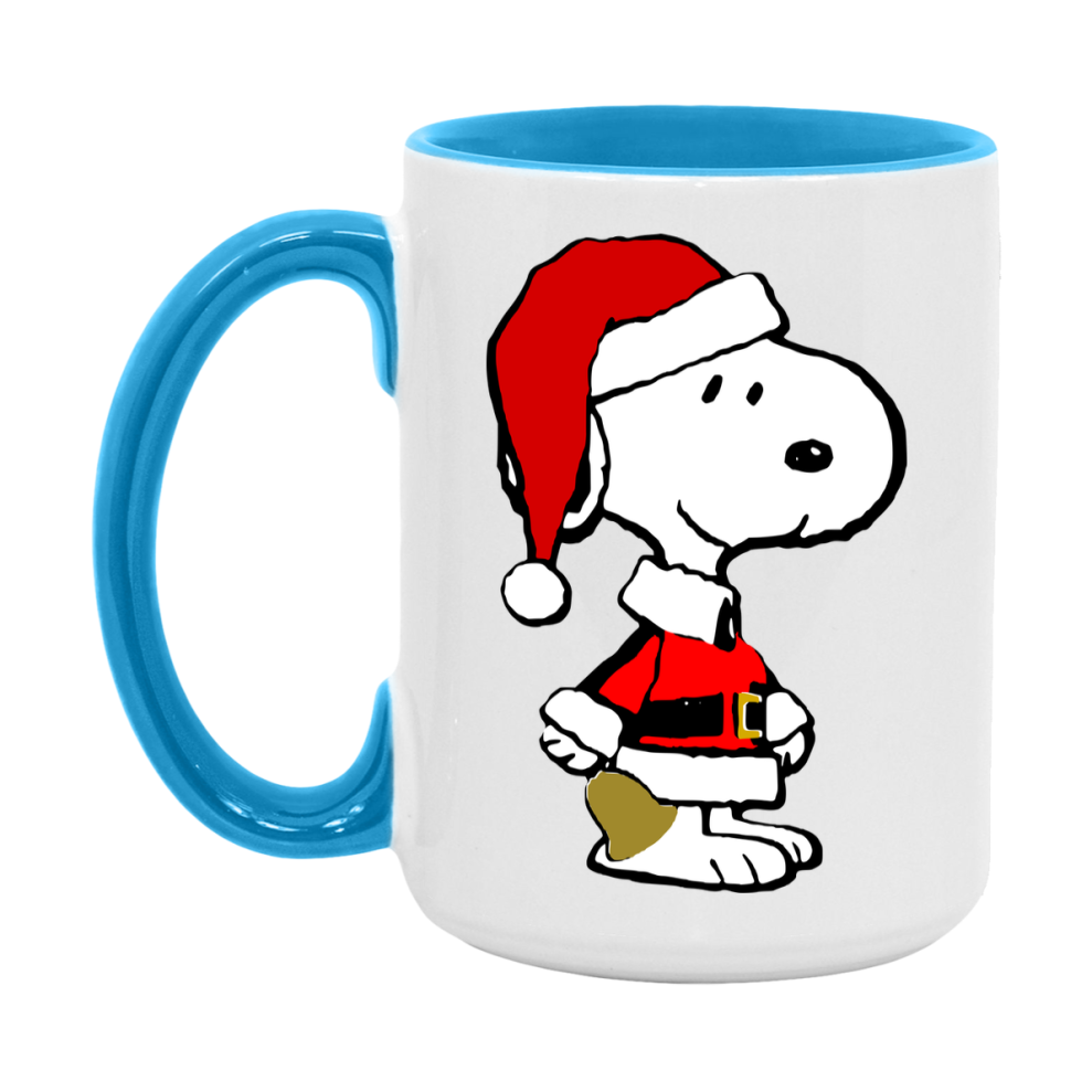 Peanuts Gang Christmas Mug, Snoopy Charlie Brown Holiday Coffee Cup, Ceramic Christmas Mug 11Oz Or 15Oz