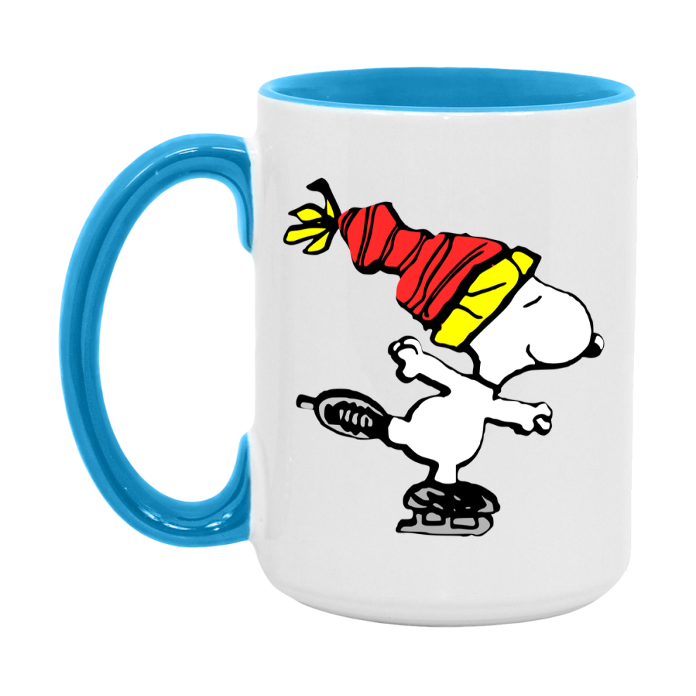Peanuts Gang Christmas Mug, Snoopy Charlie Brown Holiday Coffee Cup, Ceramic Christmas Mug 11Oz Or 15Oz