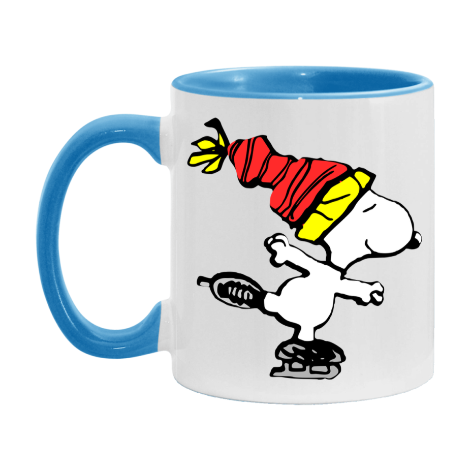 Peanuts Gang Christmas Mug, Snoopy Charlie Brown Holiday Coffee Cup, Ceramic Christmas Mug 11Oz Or 15Oz