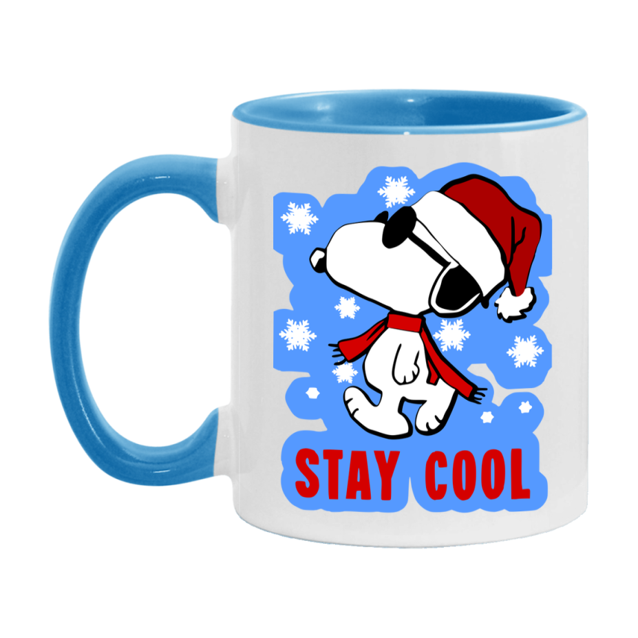 Peanuts Gang Christmas Mug, Snoopy Charlie Brown Holiday Coffee Cup, Ceramic Christmas Mug 11Oz Or 15Oz