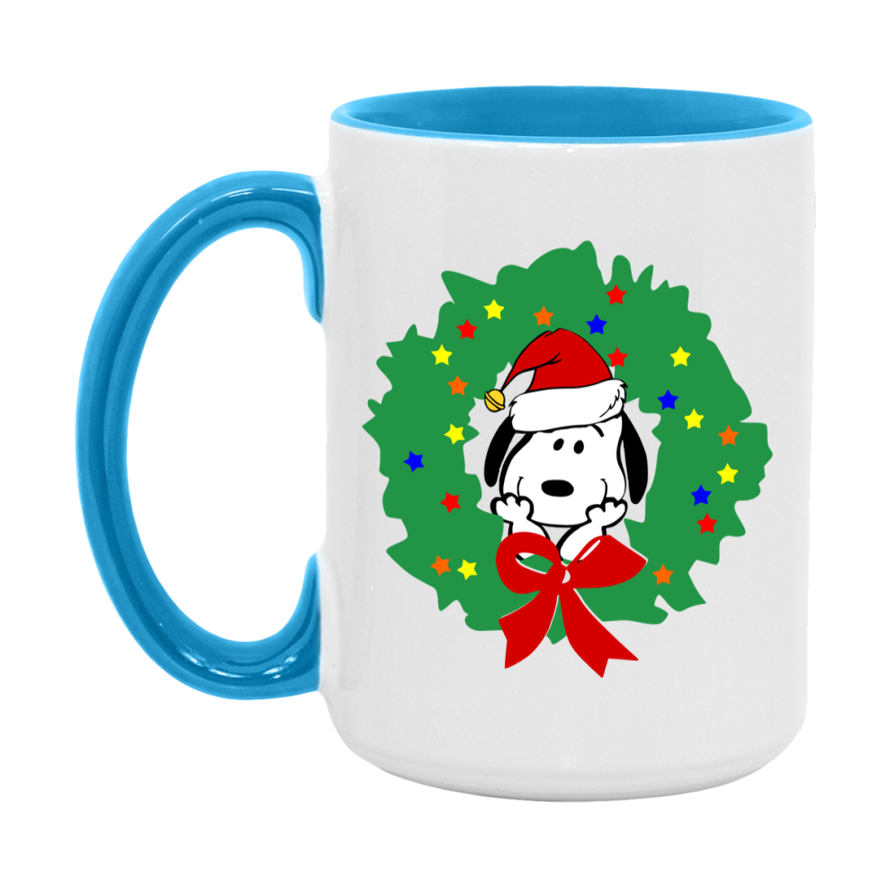 Peanuts Gang Christmas Mug, Snoopy Charlie Brown Holiday Coffee Cup, Ceramic Christmas Mug 11Oz Or 15Oz