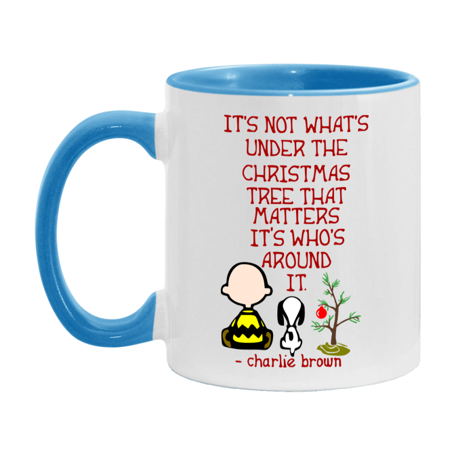 Peanuts Gang Christmas Mug, Snoopy Charlie Brown Holiday Coffee Cup, Ceramic Christmas Mug 11Oz Or 15Oz