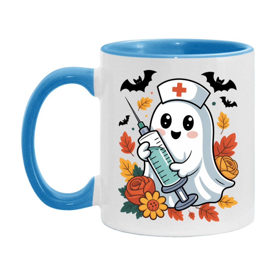 In Love With Fall Coffee Mug, Cozy Cute Autumn Coffee Cup, 11Oz Or 15Oz White Ceramic Mug