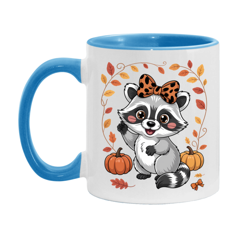 In Love With Fall Coffee Mug, Cozy Cute Autumn Coffee Cup, 11Oz Or 15Oz White Ceramic Mug