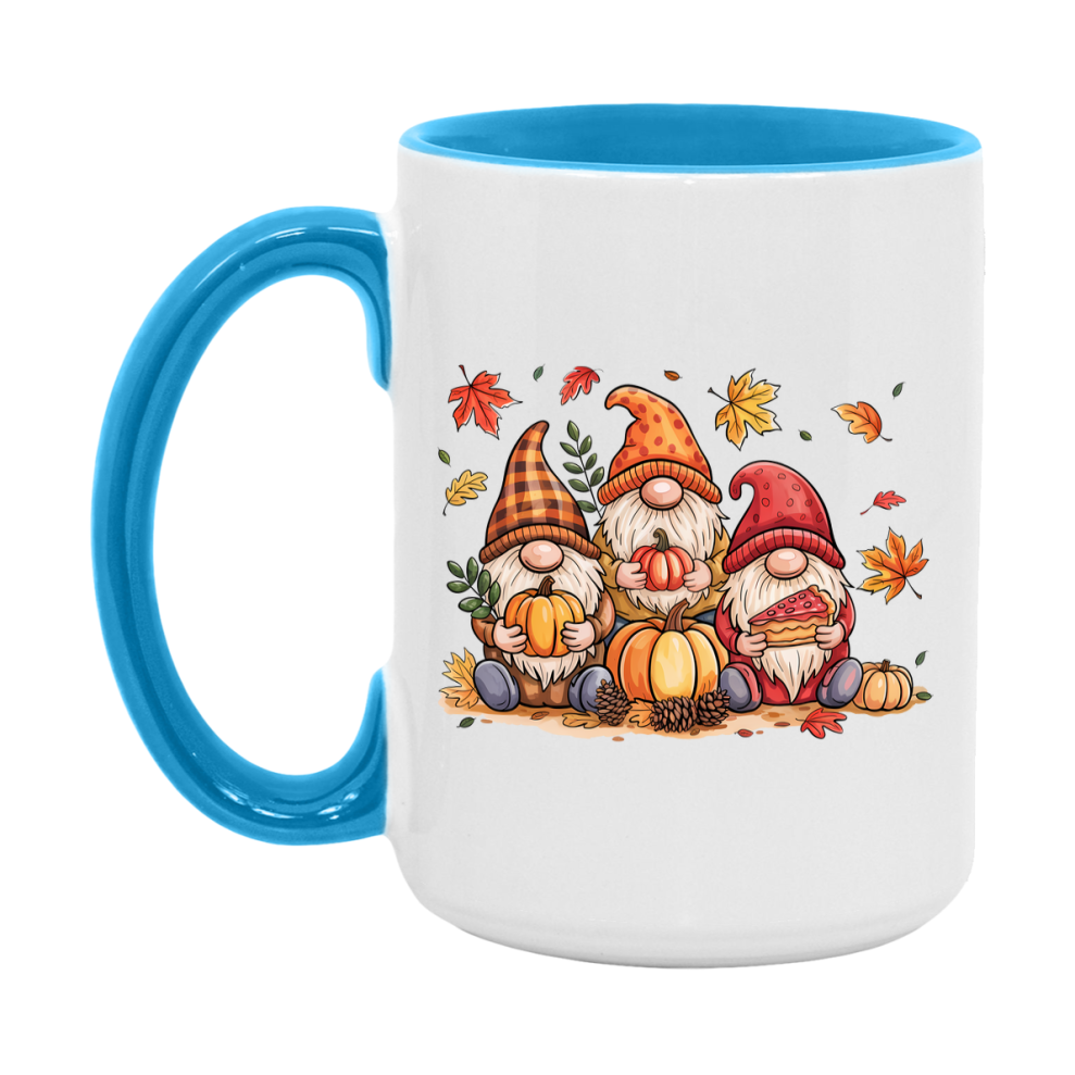 In Love With Fall Coffee Mug, Cozy Cute Autumn Coffee Cup, 11Oz Or 15Oz White Ceramic Mug