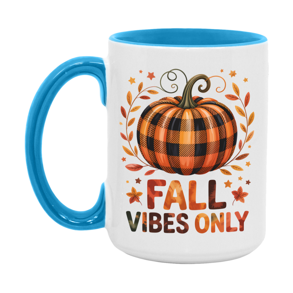 In Love With Fall Coffee Mug, Cozy Cute Autumn Coffee Cup, 11Oz Or 15Oz White Ceramic Mug