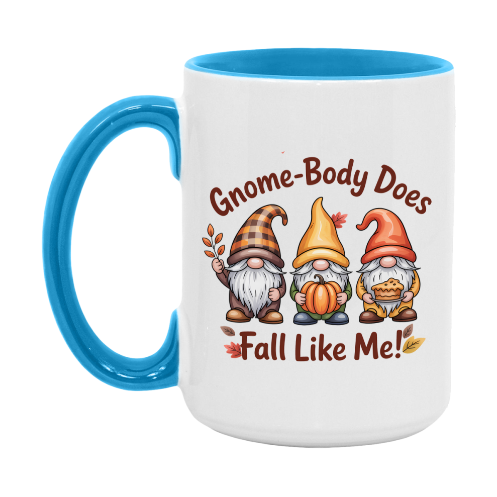 In Love With Fall Coffee Mug, Cozy Cute Autumn Coffee Cup, 11Oz Or 15Oz White Ceramic Mug