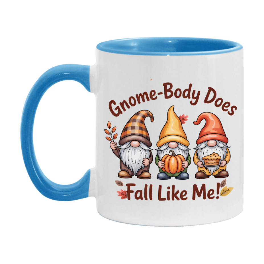 In Love With Fall Coffee Mug, Cozy Cute Autumn Coffee Cup, 11Oz Or 15Oz White Ceramic Mug