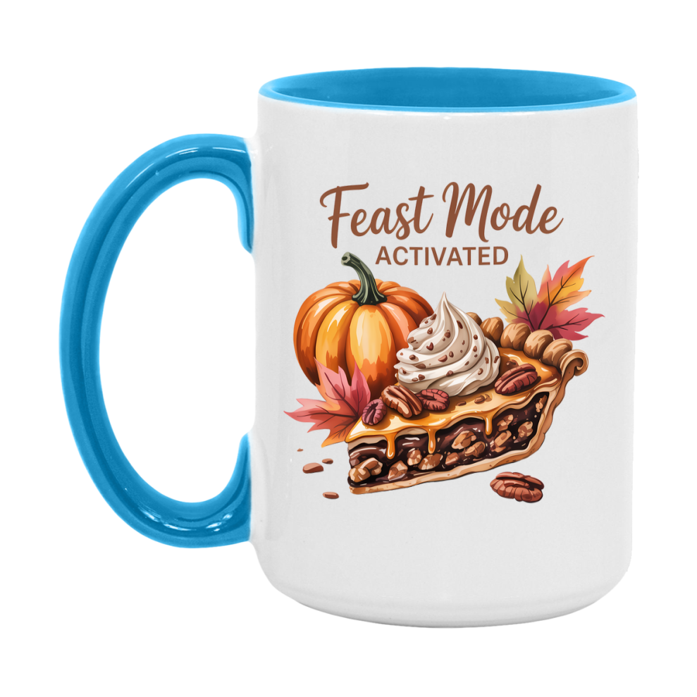 In Love With Fall Coffee Mug, Cozy Cute Autumn Coffee Cup, 11Oz Or 15Oz White Ceramic Mug