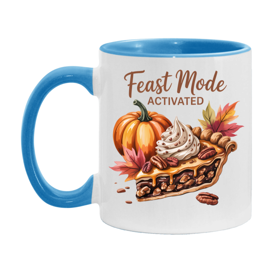 In Love With Fall Coffee Mug, Cozy Cute Autumn Coffee Cup, 11Oz Or 15Oz White Ceramic Mug