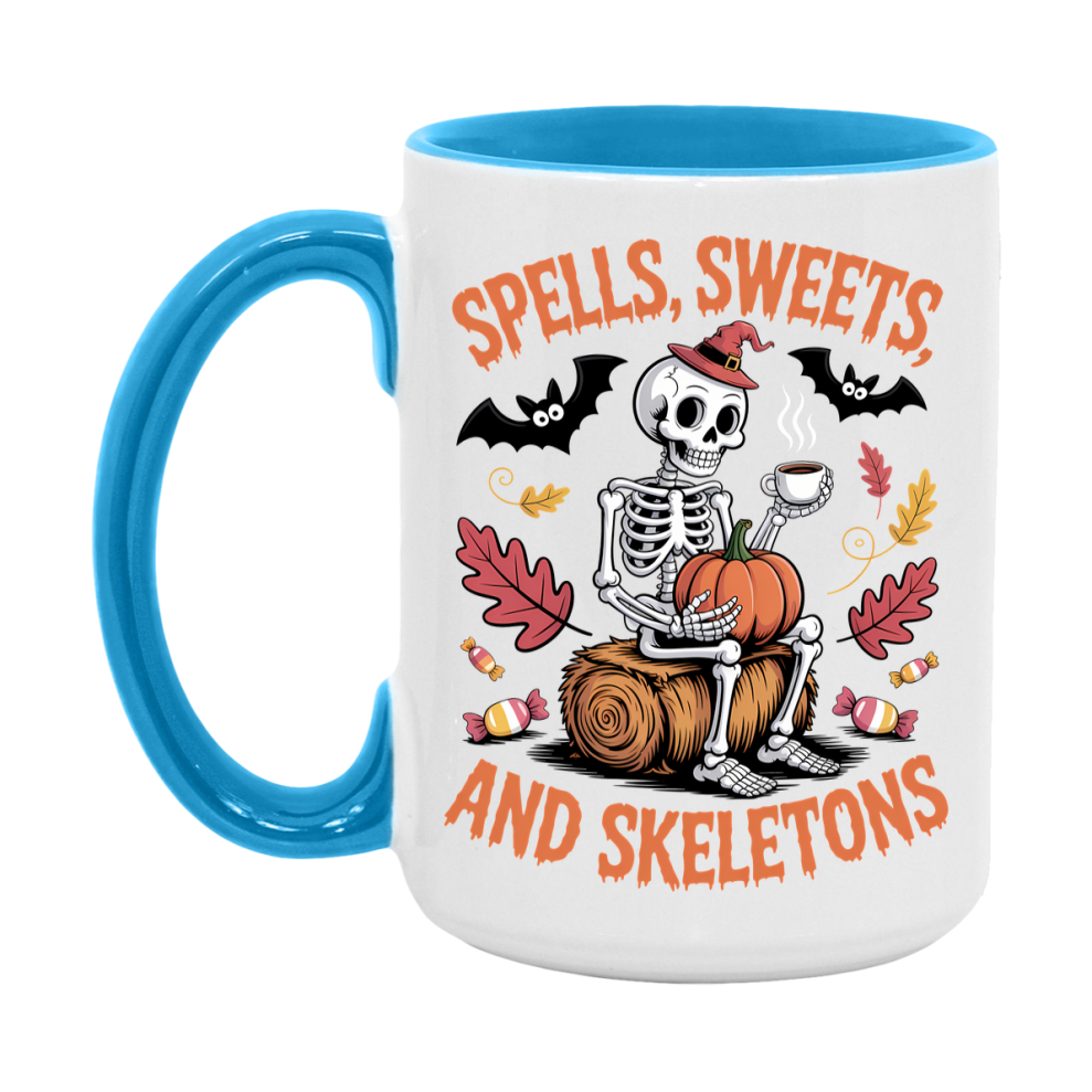 In Love With Fall Coffee Mug, Cozy Cute Autumn Coffee Cup, 11Oz Or 15Oz White Ceramic Mug