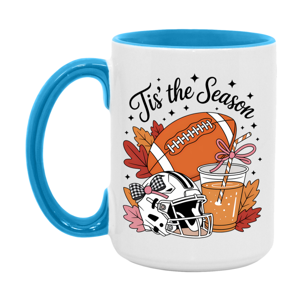 In Love With Fall Coffee Mug, Cozy Cute Autumn Coffee Cup, 11Oz Or 15Oz White Ceramic Mug