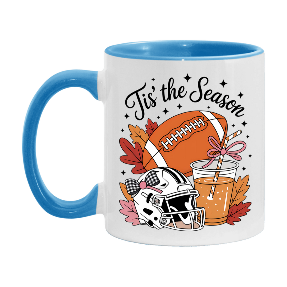 In Love With Fall Coffee Mug, Cozy Cute Autumn Coffee Cup, 11Oz Or 15Oz White Ceramic Mug