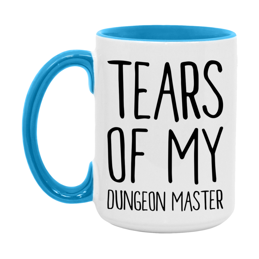 Dnd Dragon Masters Mug, Tears Of My Dungeon Master Coffee Mug, Rpg Gift