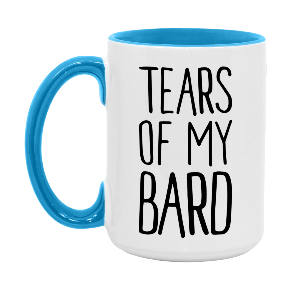 Dnd Dragon Masters Mug, Tears Of My Bard Coffee Mug, Rpg Gift