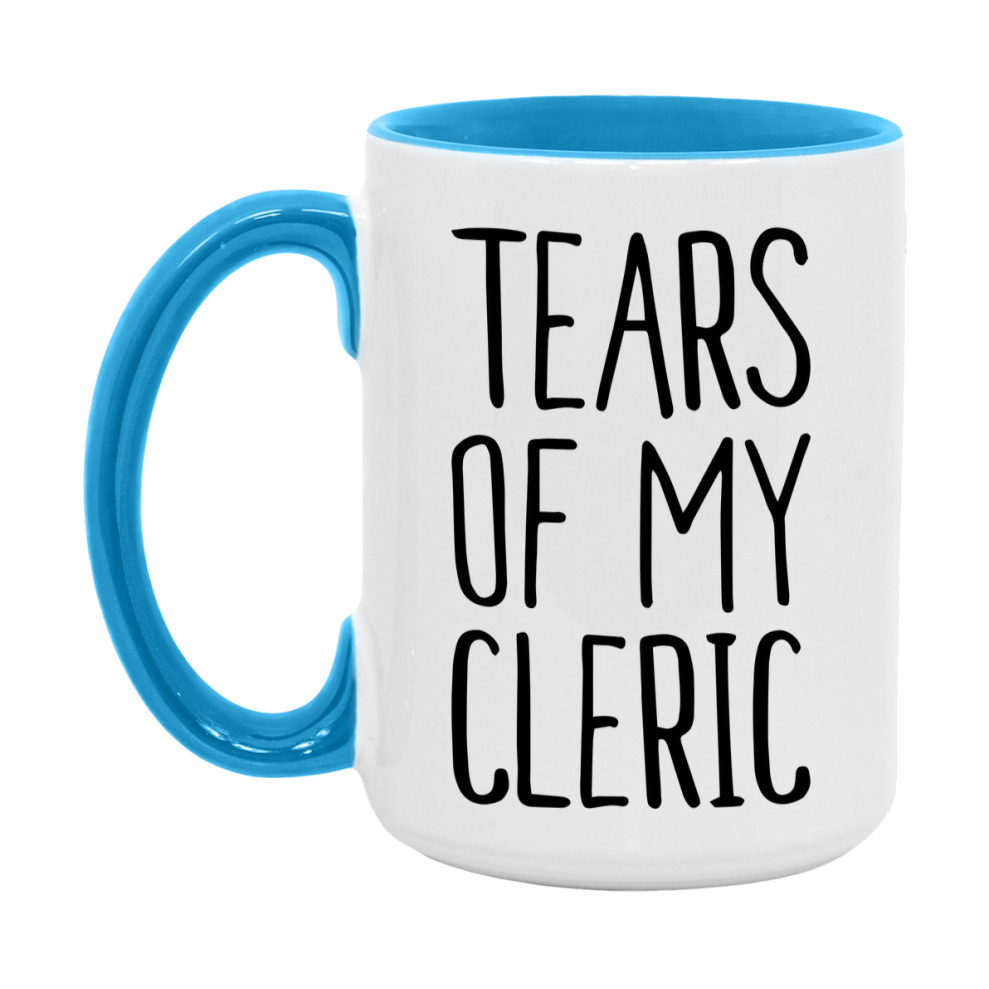 Dnd Dragon Masters Mug, Tears Of My Cleric Coffee Mug, Rpg Gift