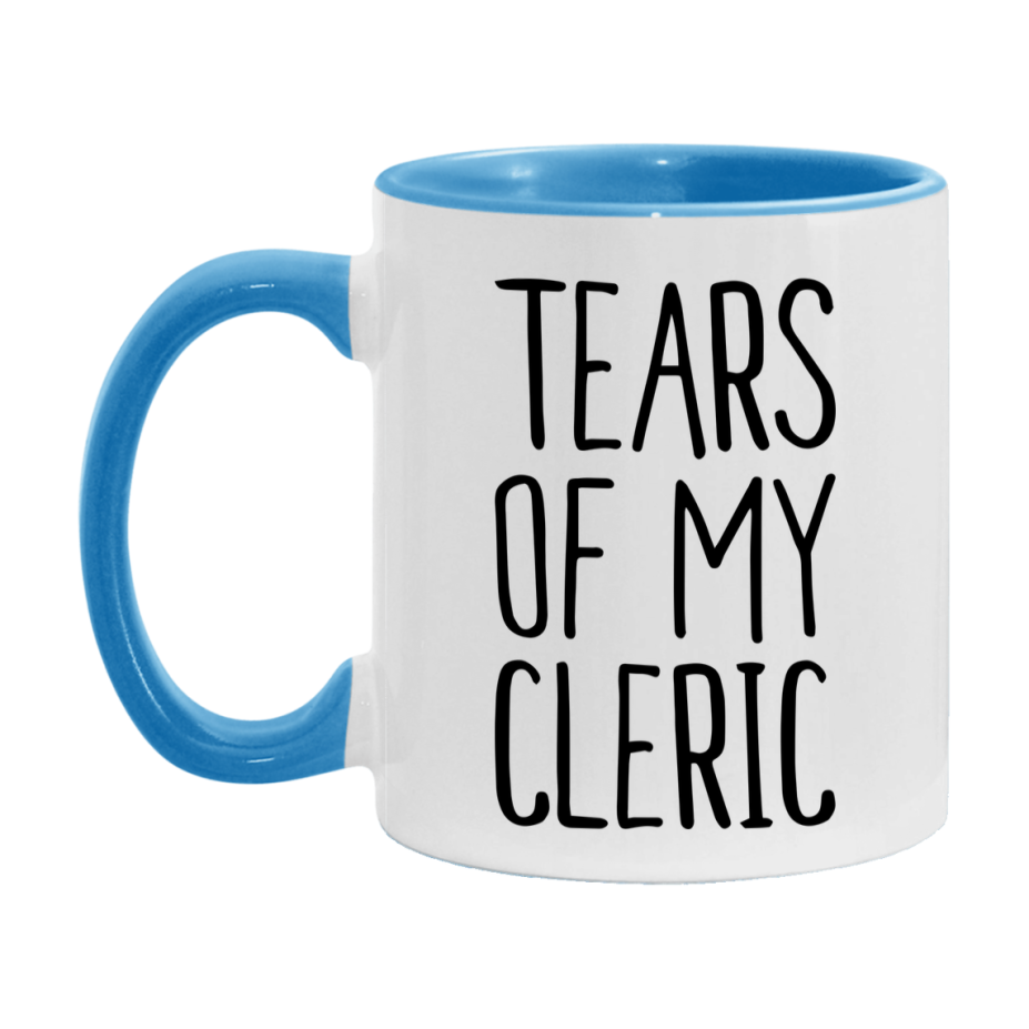 Dnd Dragon Masters Mug, Tears Of My Cleric Coffee Mug, Rpg Gift