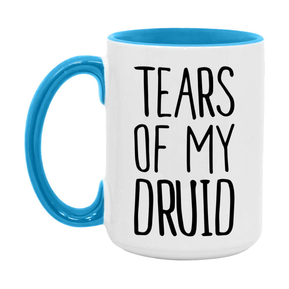Dnd Dragon Masters Mug, Tears Of My Druid Coffee Mug, Rpg Gift