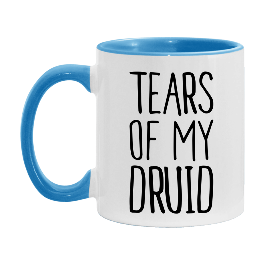 Dnd Dragon Masters Mug, Tears Of My Druid Coffee Mug, Rpg Gift