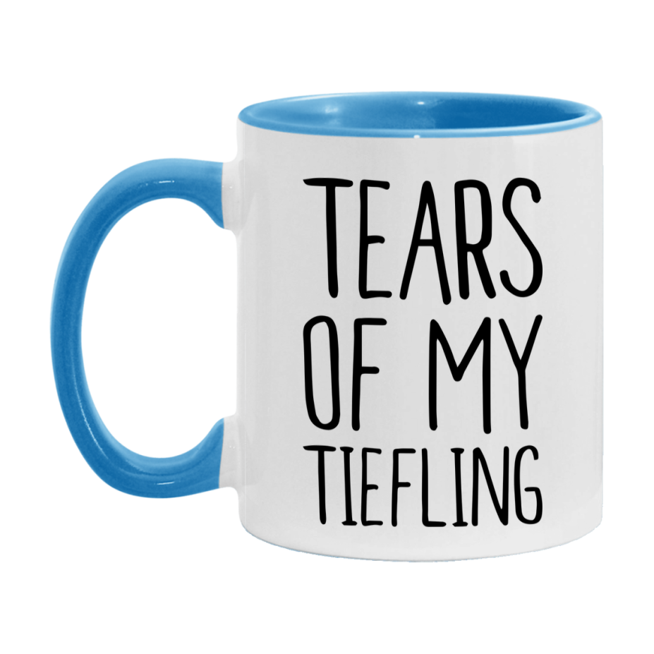 Dnd Dragon Masters Mug, Tears Of My Tiefling Coffee Mug, Rpg Gift