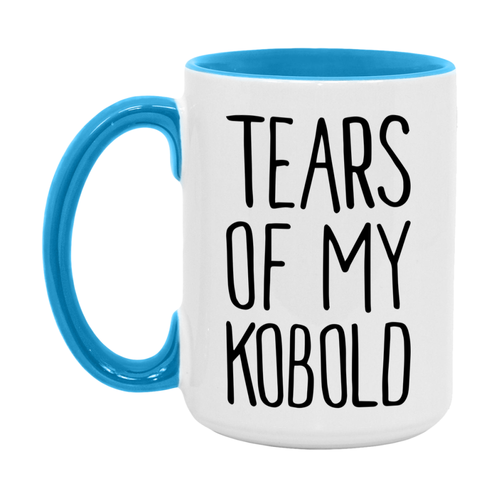 Dnd Dragon Masters Mug, Tears Of My Kobold Coffee Mug, Rpg Gift
