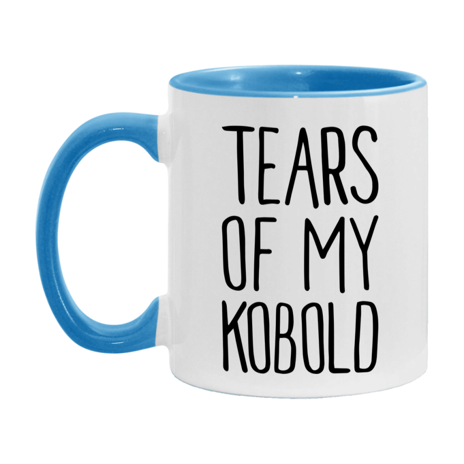 Dnd Dragon Masters Mug, Tears Of My Kobold Coffee Mug, Rpg Gift