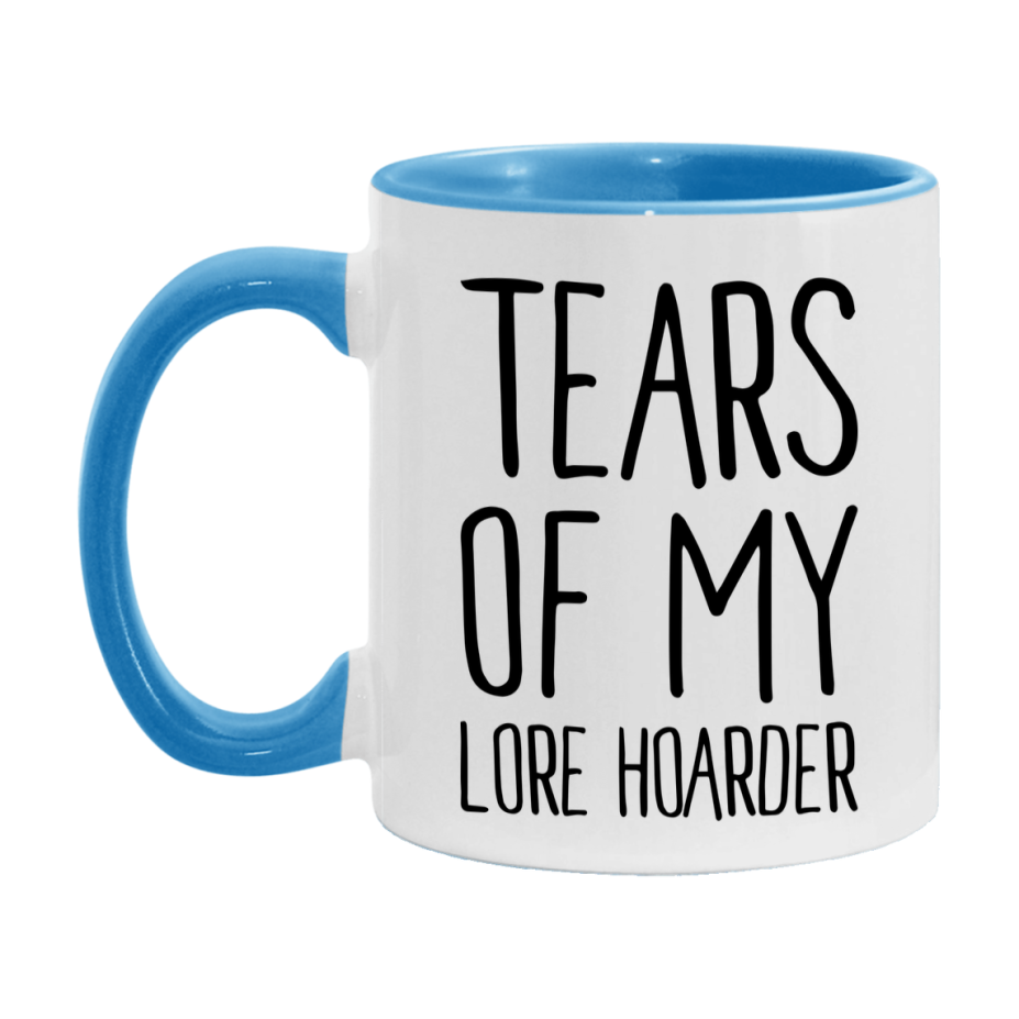 Dnd Dragon Masters Mug, Tears Of My Lore Hoarder Coffee Mug, Rpg Gift
