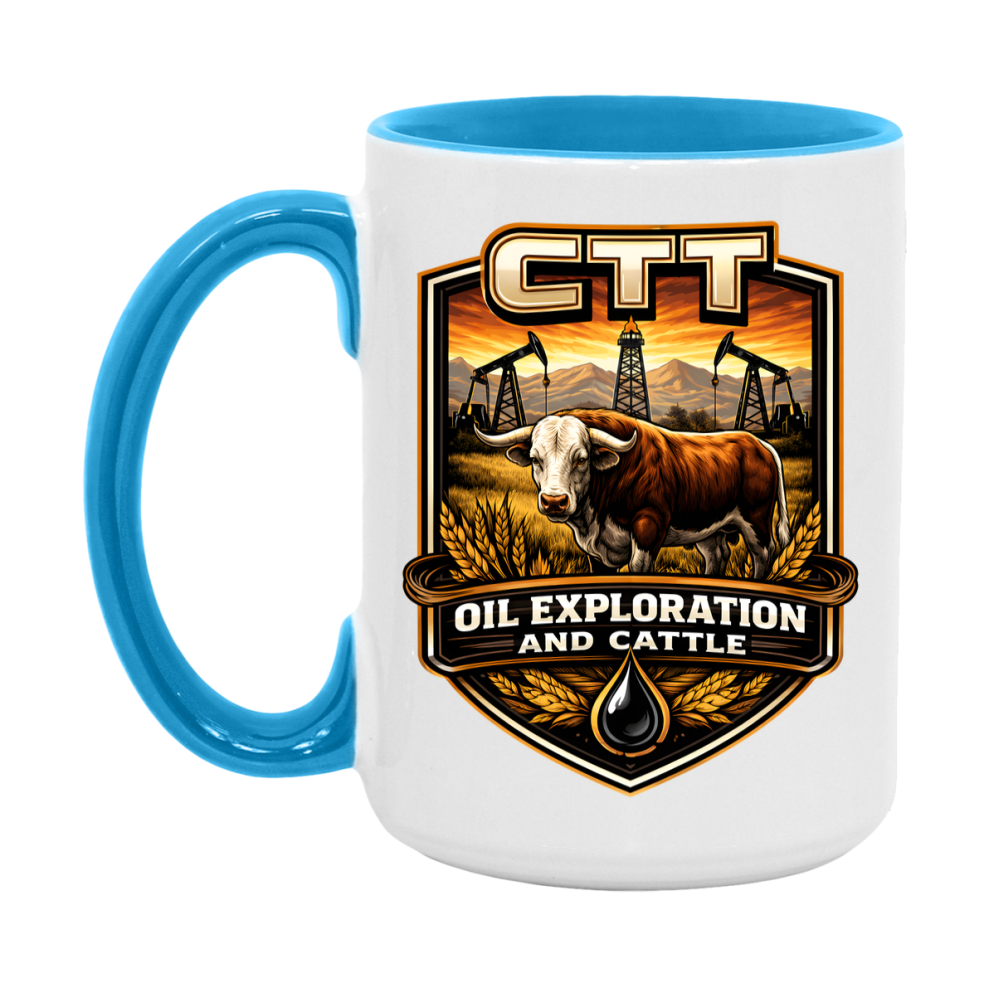 CTT Oil Exploration And Cattle Mug