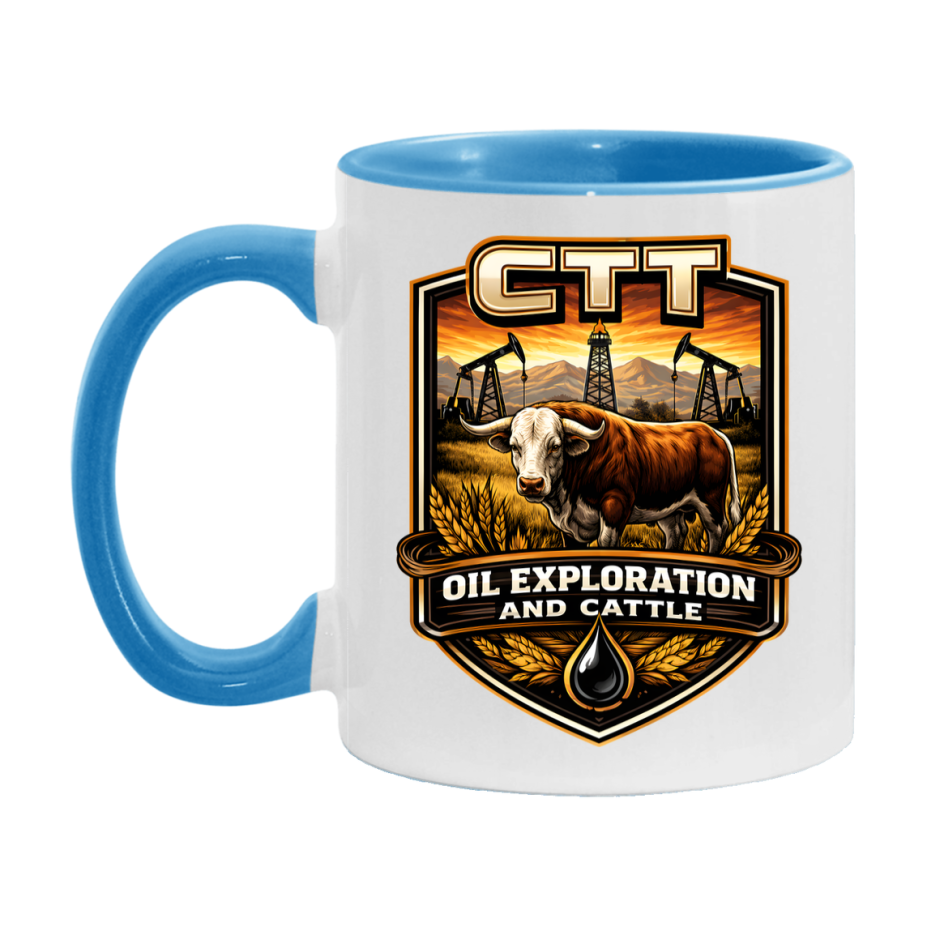 CTT Oil Exploration And Cattle Mug