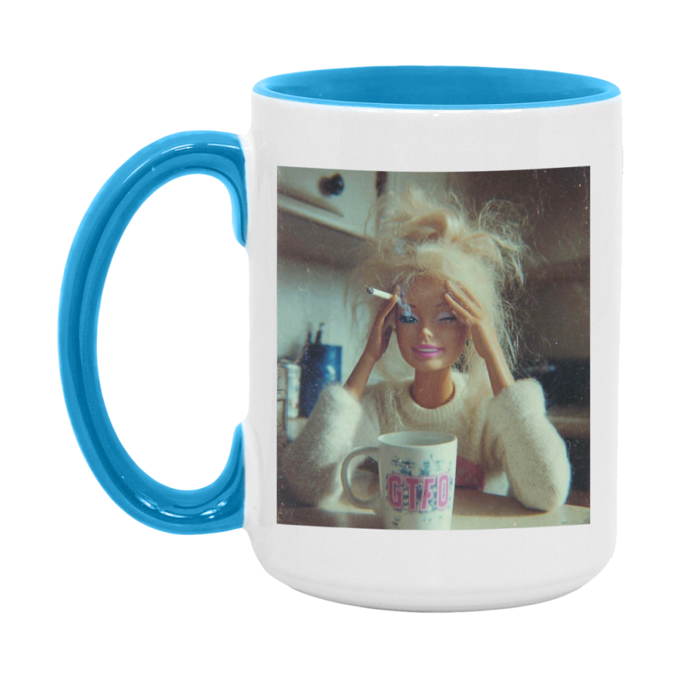 Disgusted Doll Face Mug, Funny Doll Face Meme Coffee Cup