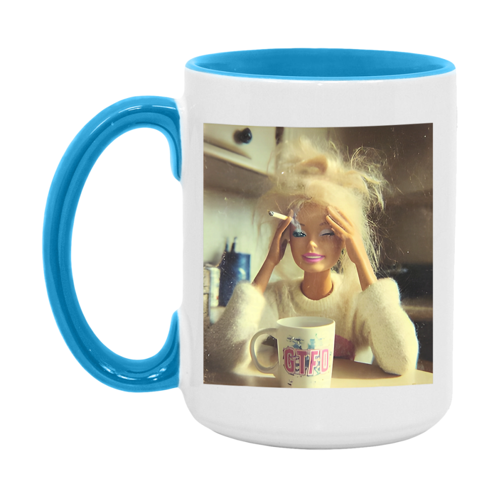 Disgusted Doll Face Mug, Funny Doll Face Meme Coffee Cup