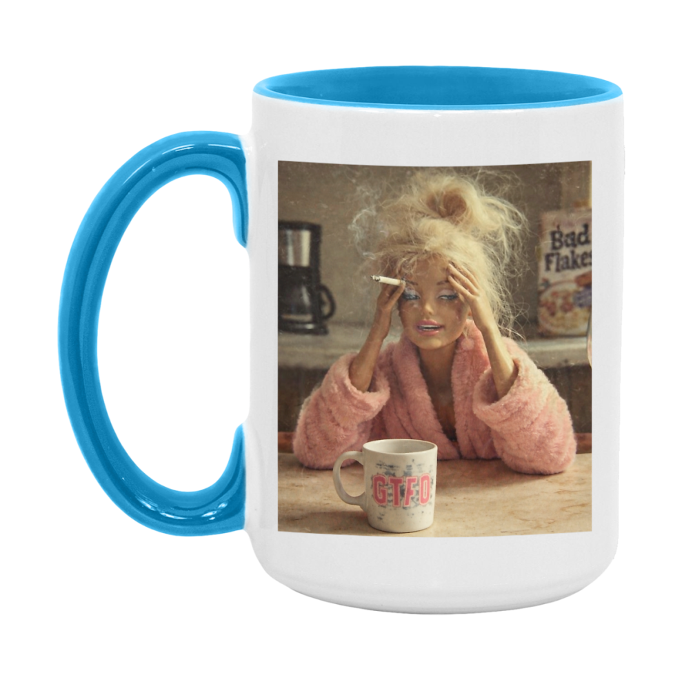 Disgusted Doll Face Mug, Funny Doll Face Meme Coffee Cup