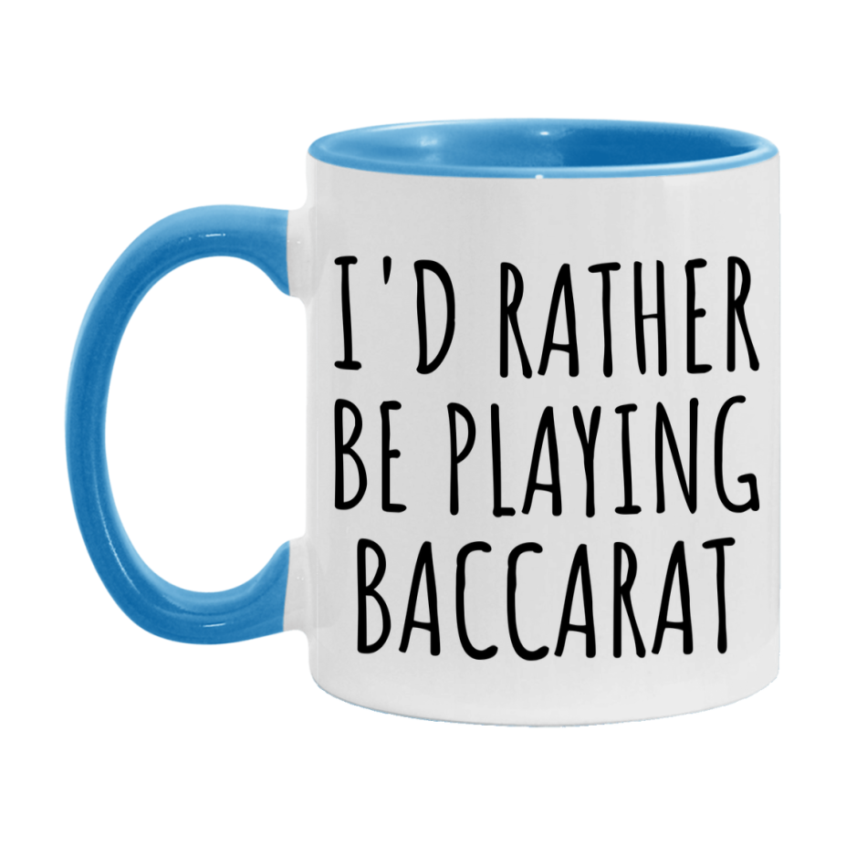 Casino Mug For Baccarat Players, Funny Baccarat Coffee Mug, 11Oz Or 15Oz Novelty Mug