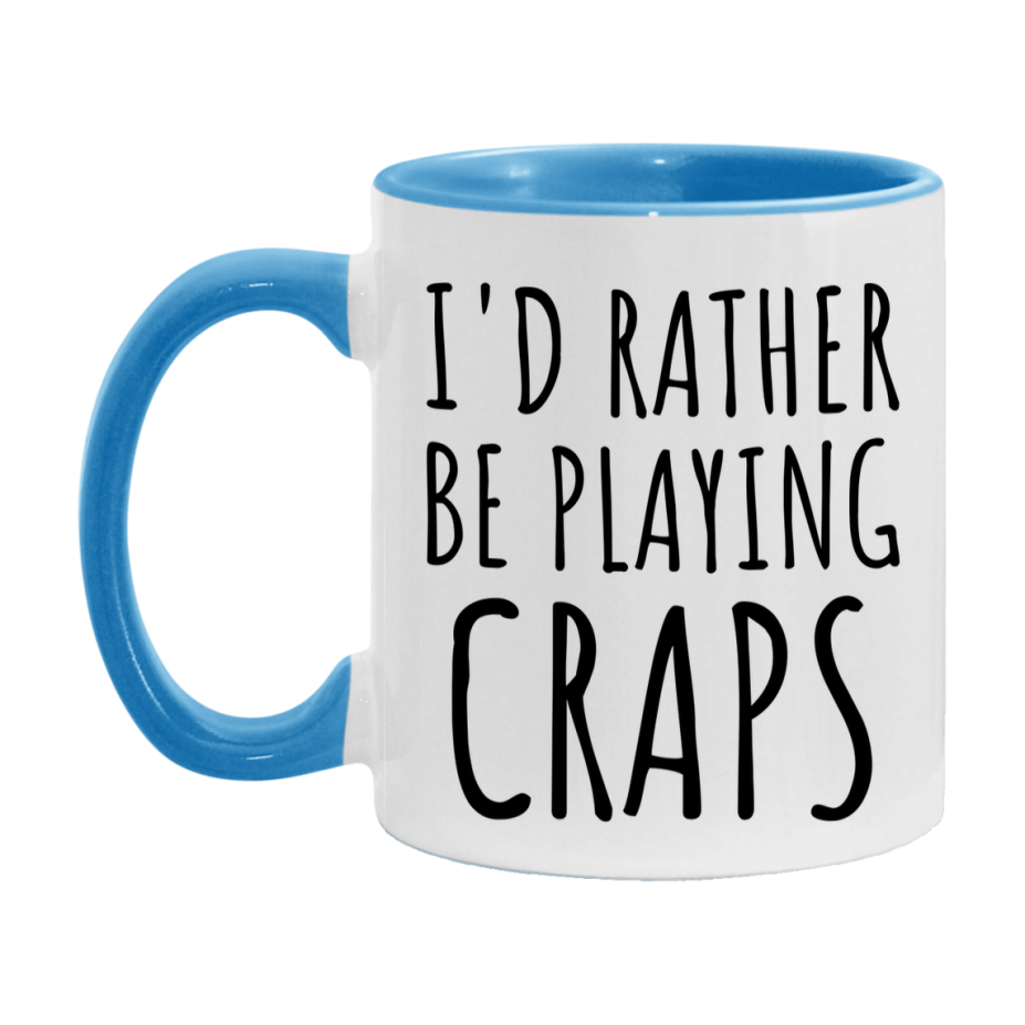 Casino Mug For Craps Players, Funny Craps Coffee Mug, 11Oz Or 15Oz Novelty Mug