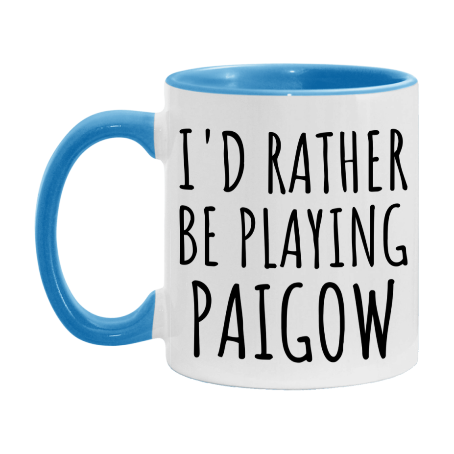 Casino Mug For Paigow Players, Funny Paigow Coffee Mug, 11Oz Or 15Oz Novelty Mug