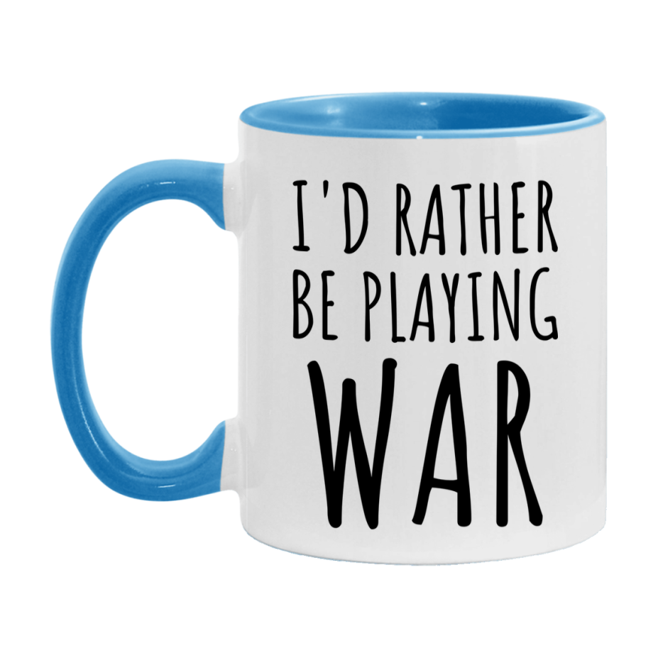 Casino Mug For War Players, Funny War Coffee Mug, 11Oz Or 15Oz Novelty Mug