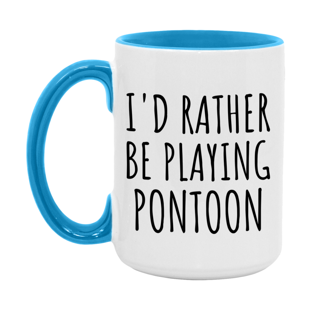Casino Mug For Pontoon Players, Funny Pontoon Coffee Mug, 11Oz Or 15Oz Novelty Mug