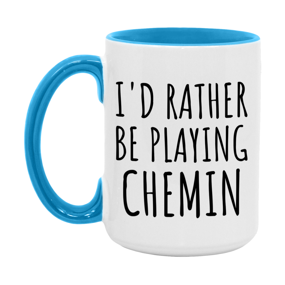 Casino Mug For Chemin Players, Funny Chemin Coffee Mug, 11Oz Or 15Oz Novelty Mug