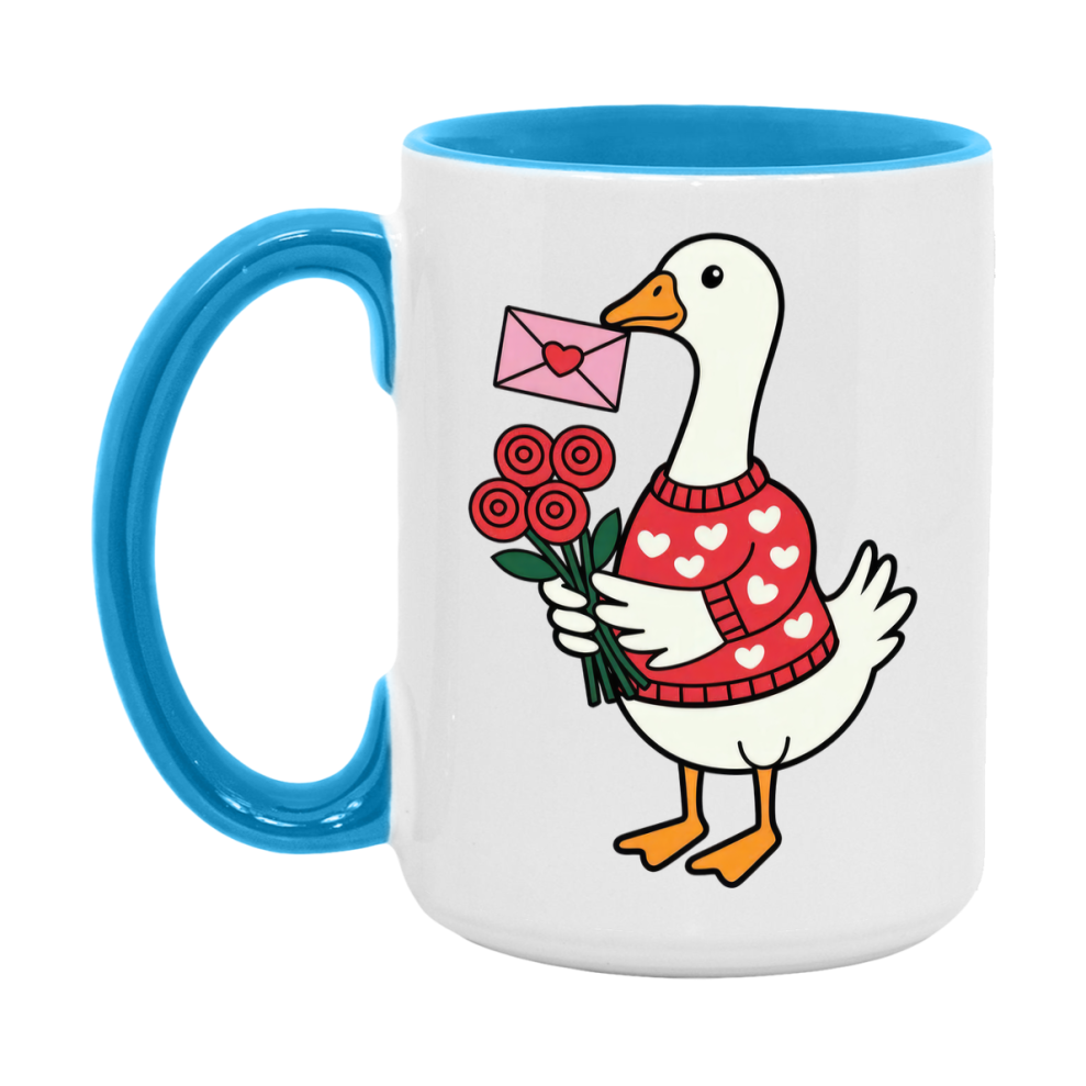 Silly Goose Mug, Silly Goose Valentine Mug, 11Oz Or 15Oz Ceramic Coffee Mug
