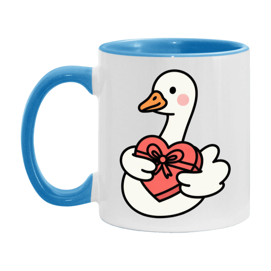 Silly Goose Mug, Silly Goose Valentine Mug, 11Oz Or 15Oz Ceramic Coffee Mug