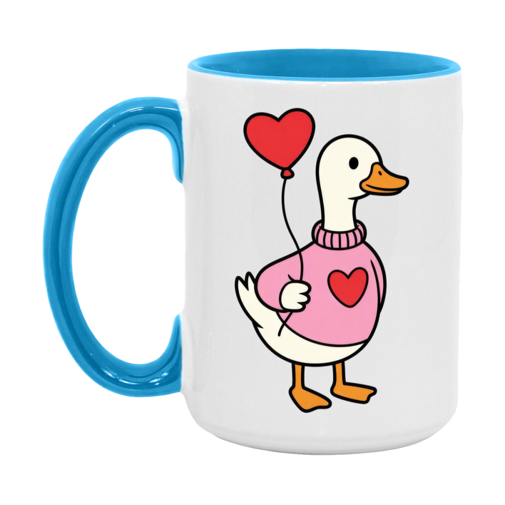 Silly Goose Mug, Silly Goose Valentine Mug, 11Oz Or 15Oz Ceramic Coffee Mug