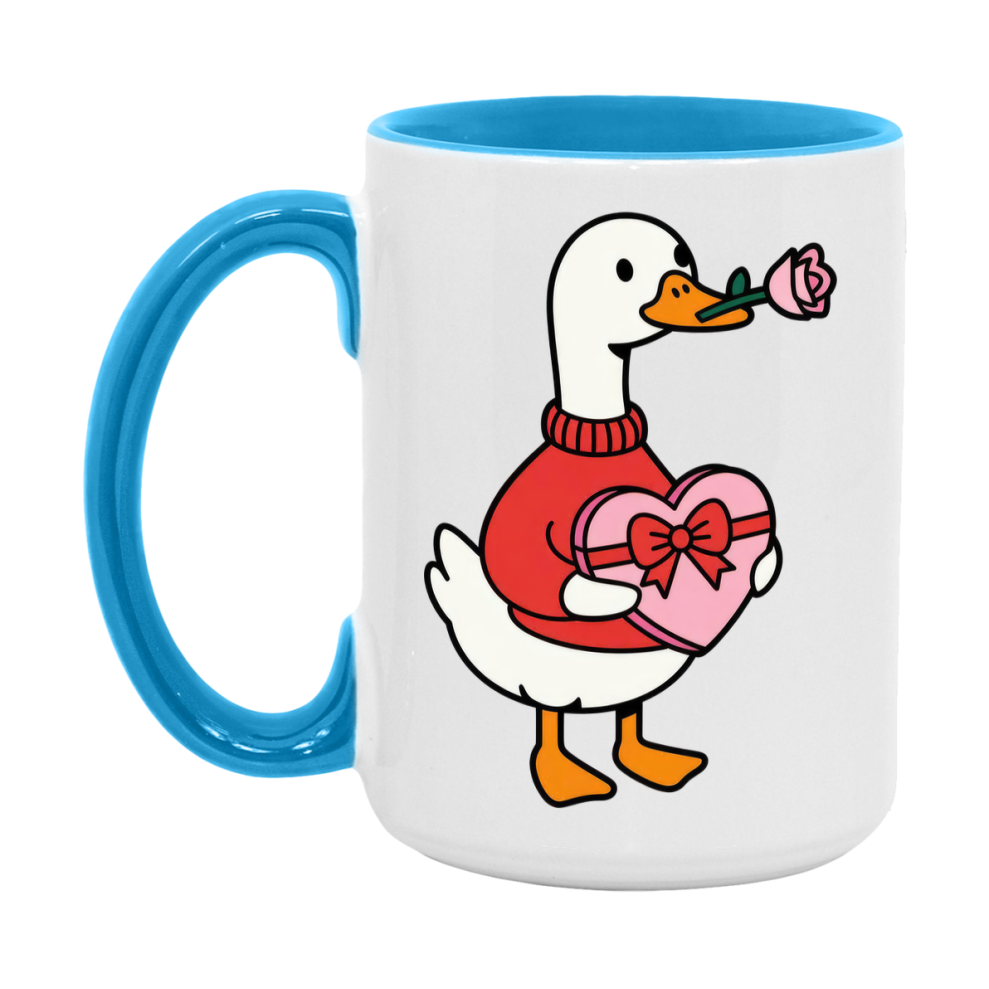 Silly Goose Mug, Silly Goose Valentine Mug, 11Oz Or 15Oz Ceramic Coffee Mug